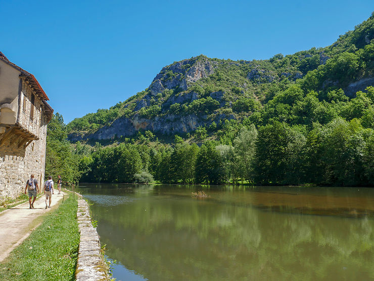 La vallée du Célé à pied, à vélo, à cheval, en bateau...