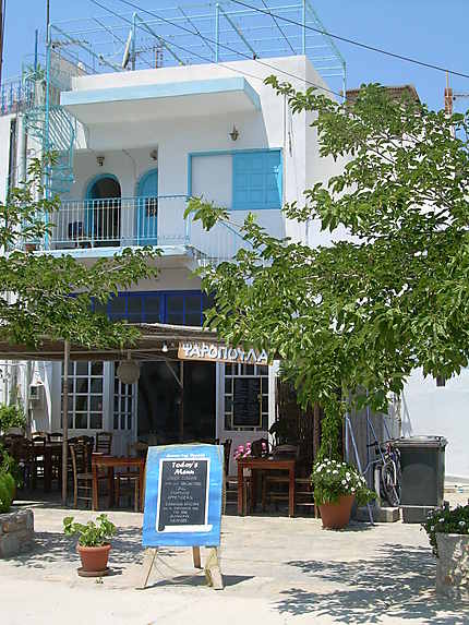 Petit restaurant à Amorgos