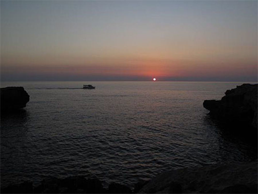 Coucher de soleil à gozo 