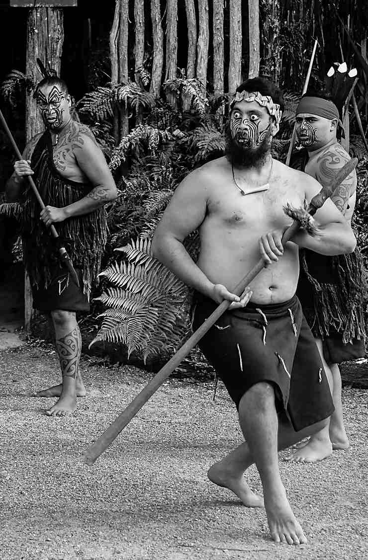 Maori à Rotorua, Nouvelle-Zélande