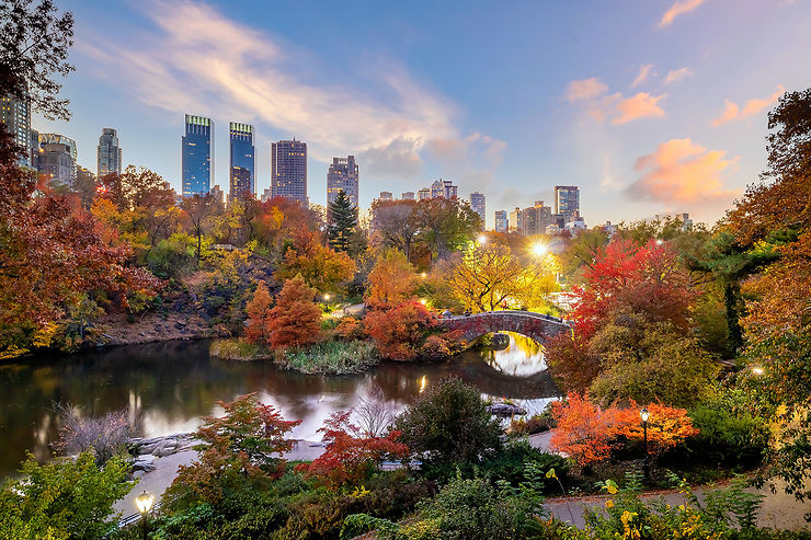 Un automne à Central Park, New York – États-Unis