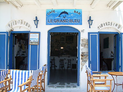 Hommage au grand bleu à Amorgos