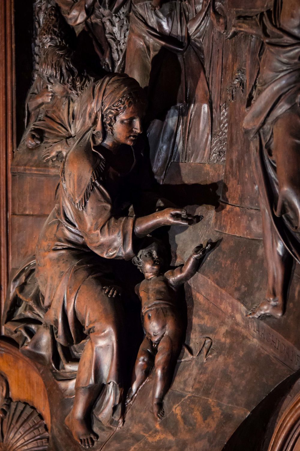 Scuola Grande di San Rocco - Sculpture sur bois