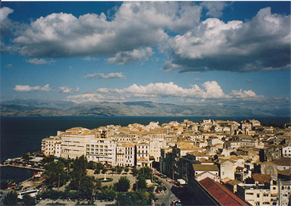 Corfou vue depuis le fort neuf