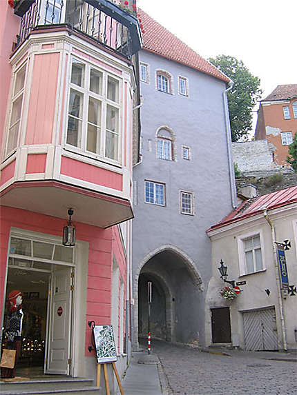 Rues colorées de la vieille ville