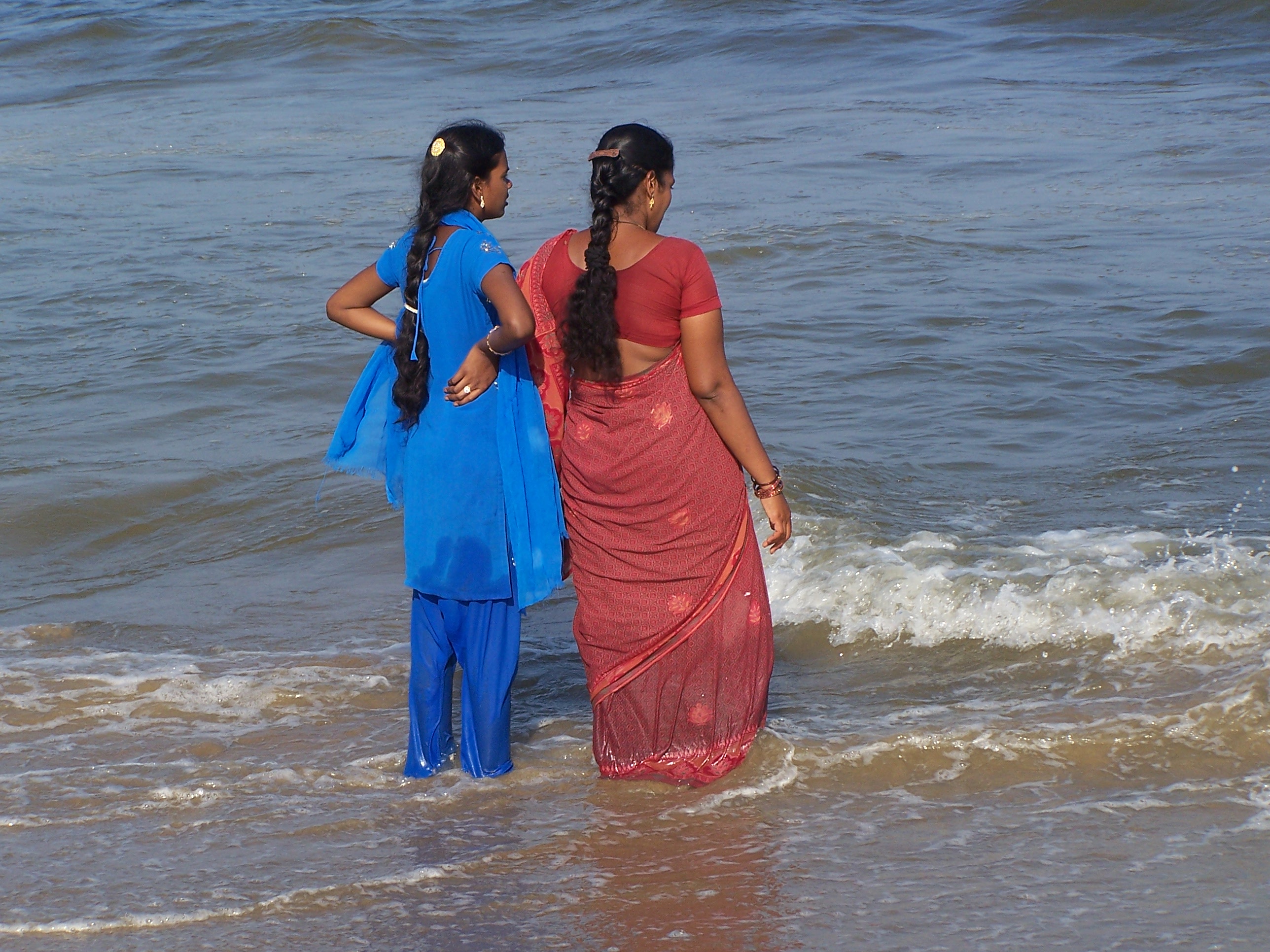 A la plage de Chennai A la plage de Chennai