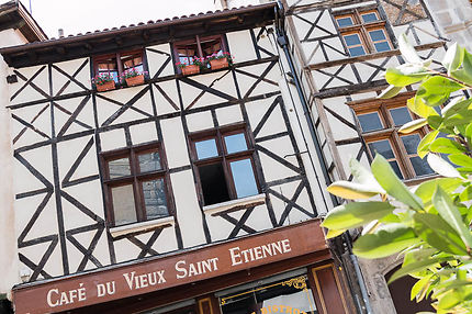 St-Etienne, jolies maisons à pan de bois