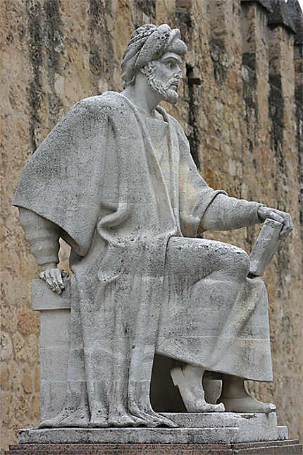Cordoue - Statue d'Averroès