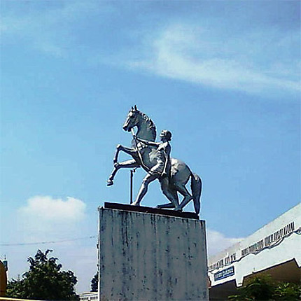 Statue d'un chevalier