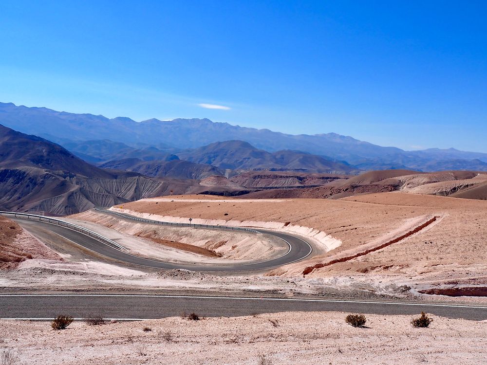 Au milieu du désert à Iquique, Chili