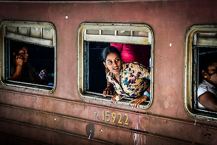 Train pour Trincomalee, Sri Lanka