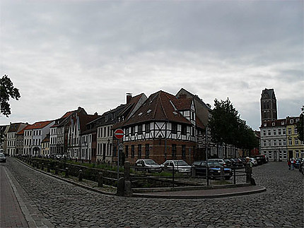 Dans la vieille-ville de Wismar