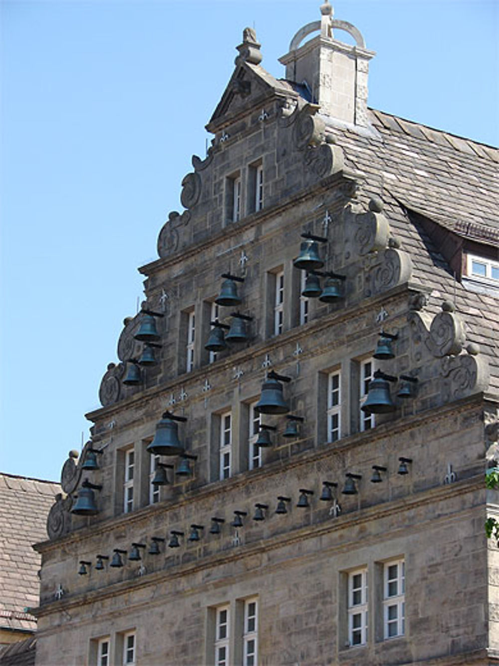 Hameln, façade carillon