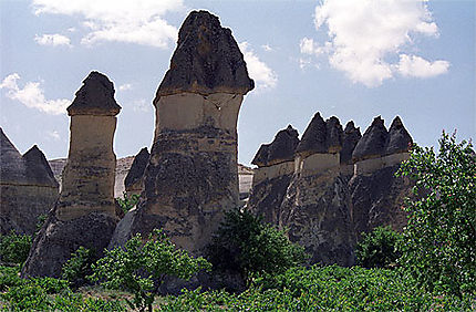 Cheminées de fée à Zelve