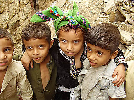 Enfants des villages de crête