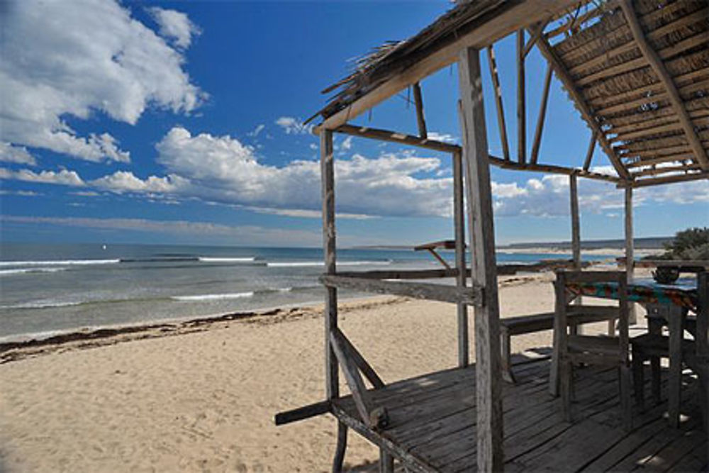 Sur la plage à Lavanono...