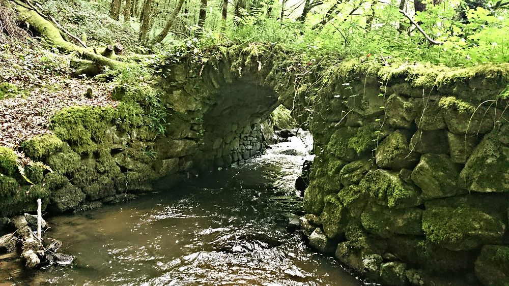 Pont de Pierre traversant le ruisseau de Combejean