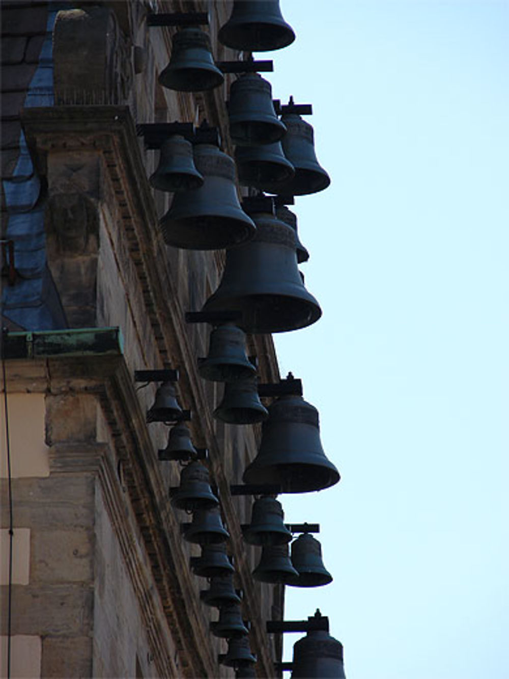 Hameln, façade carillon, détail