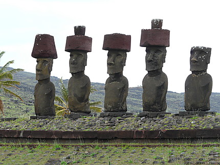 Moai coiffés