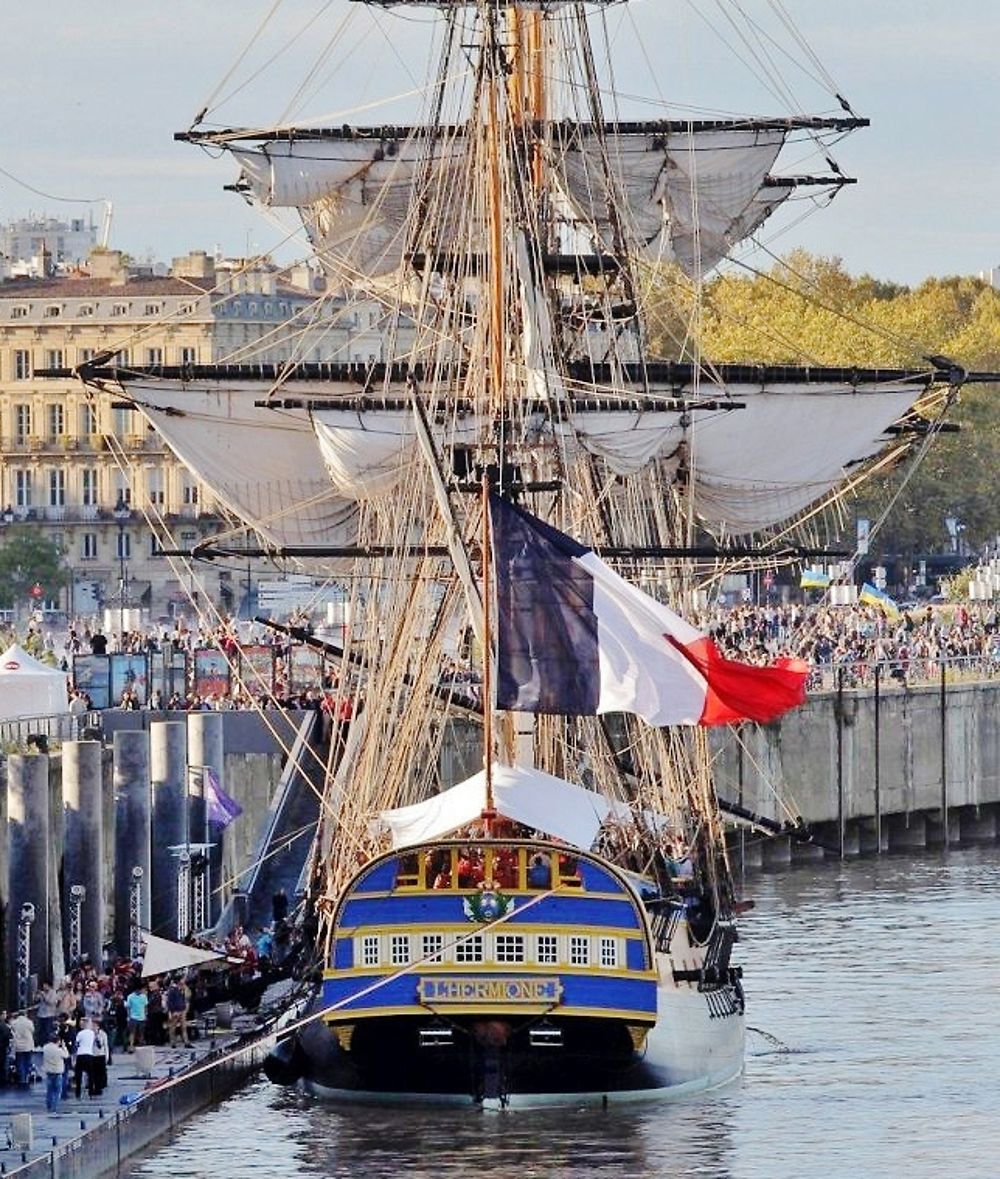 Hermione en escale à Bordeaux