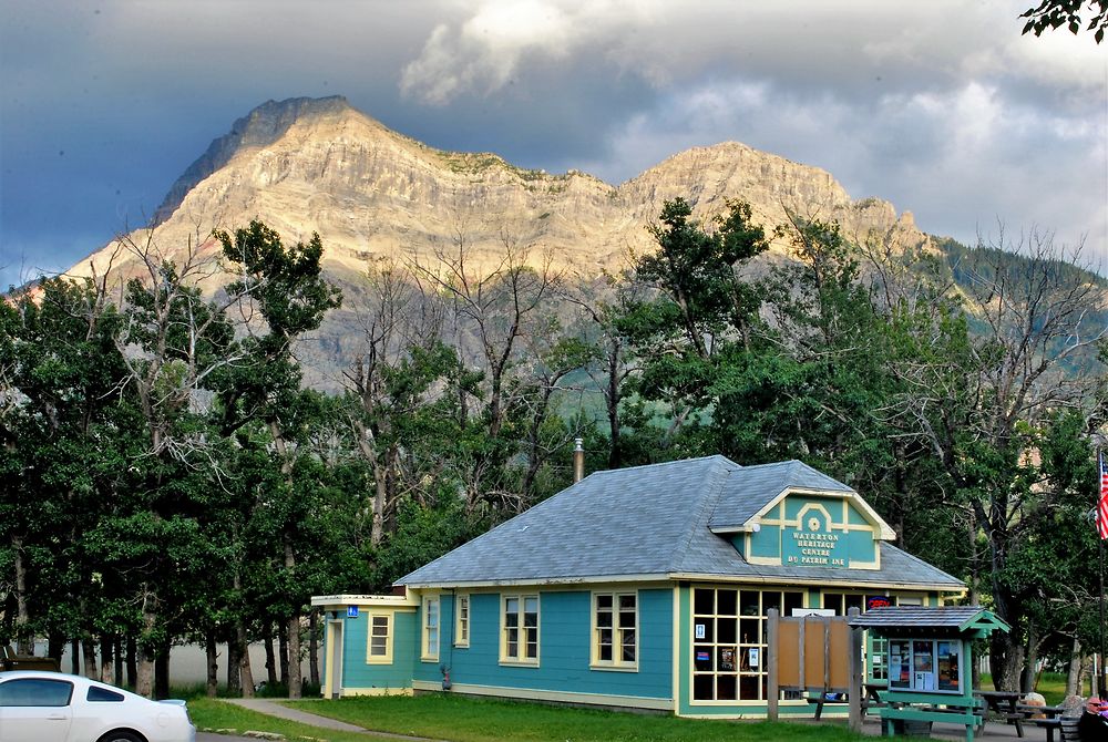 Waterton village