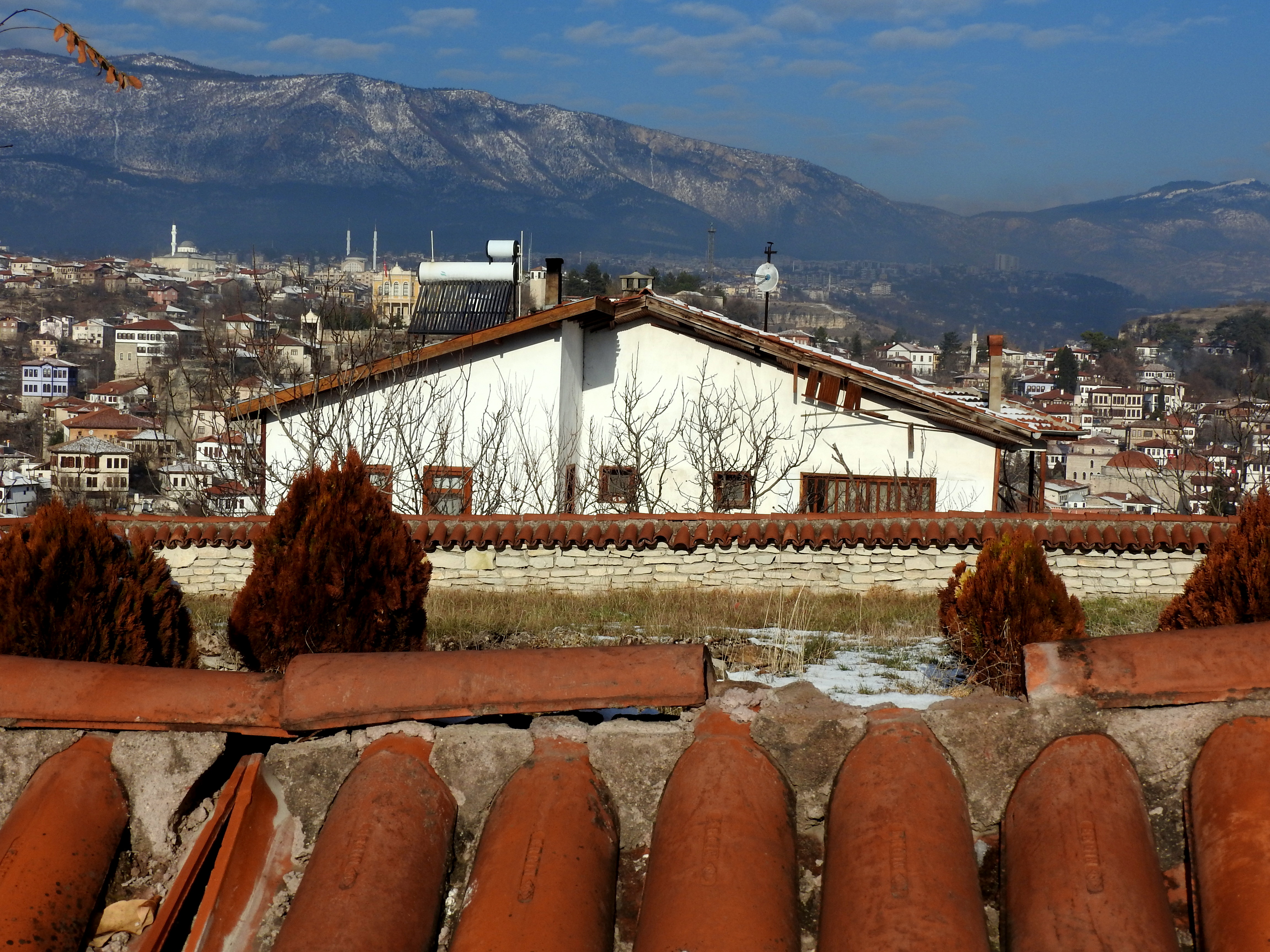 Sur les toits de Safranbolu Sur les toits de Safranbolu