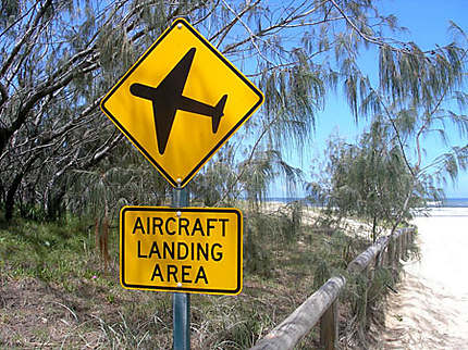 Fraser Island, la plage pour &quot;autoroute&quot; et &quot;aéroport&quot;