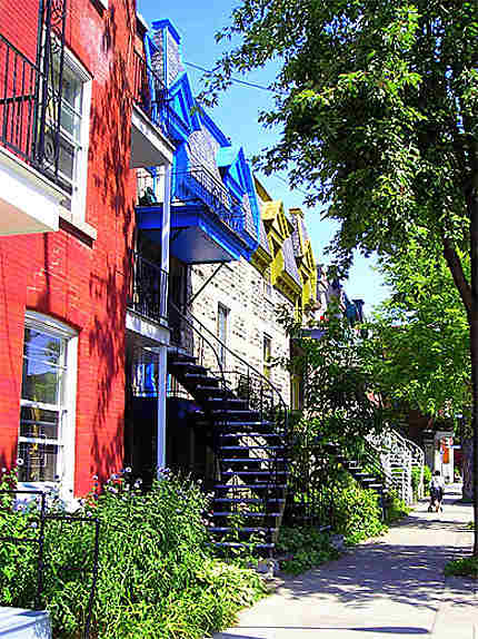 Maisons typiques à Montréal