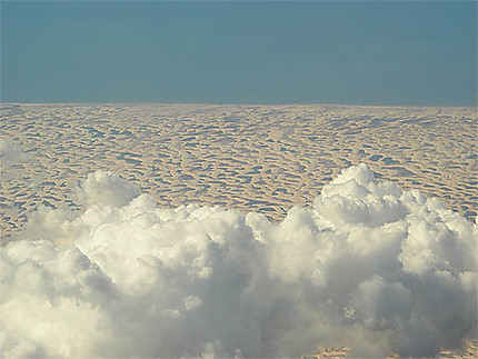 Vue d'avion : dunes