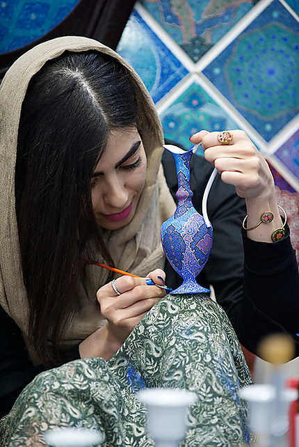 Artisan du bazar d'Ispahan