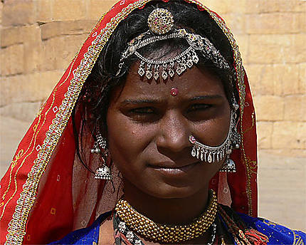 Jeune fille à Jaisalmer