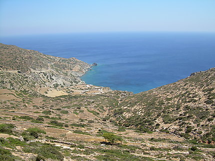 Vue sur la mer, en balade à Amorgos