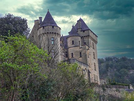 Château à l'entrée du village de Beynac-et-Cazenac