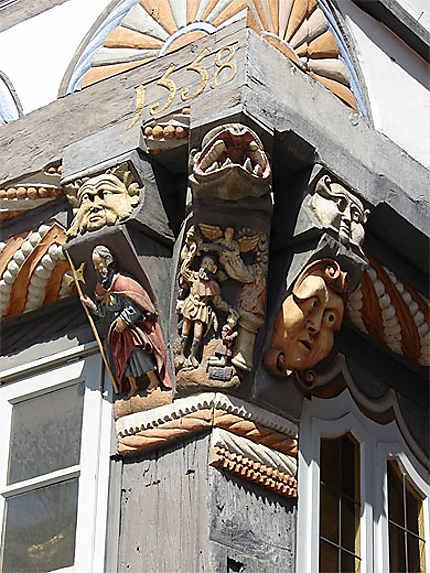 Hameln, Museums Café, détail de la façade