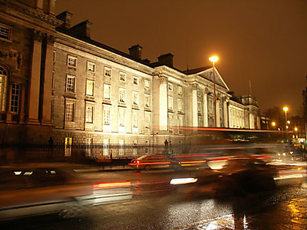 Trinity College by night