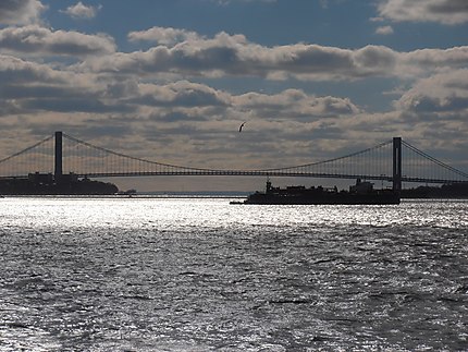 Brookyn Bridge depuis le ferry pour Staten Island