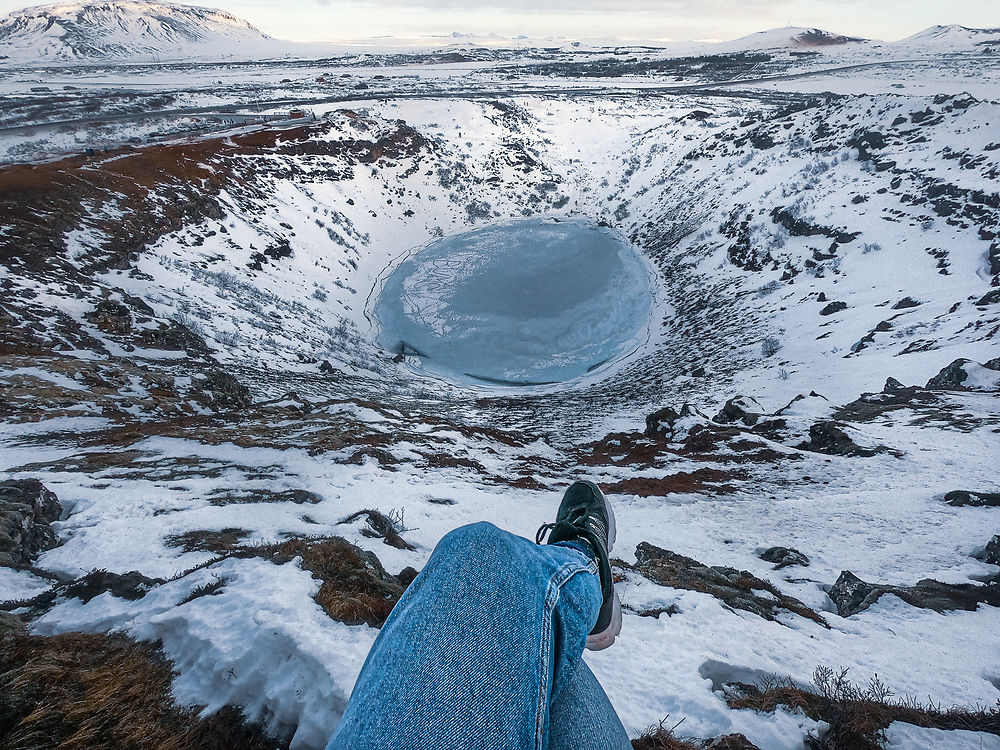 Volcan vue d'en haut !