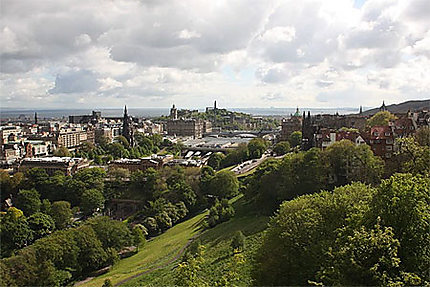 Edimbourg - Vue sur la ville depuis le château