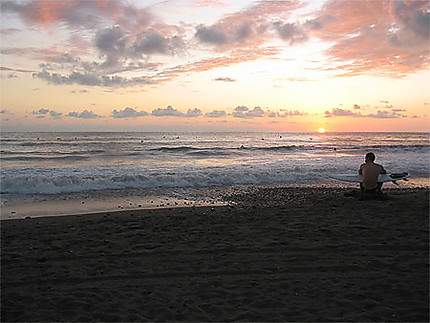 Coucher de soleil au Costa rica