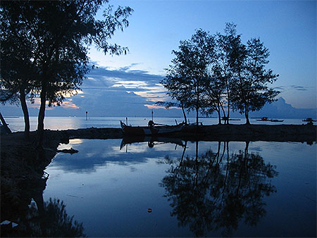 Soirée paisible à Karimunjawa Soirée paisible à Karimunjawa