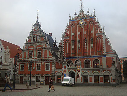 Riga maison des têtes noires