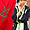 Fille au drapeau Marocain