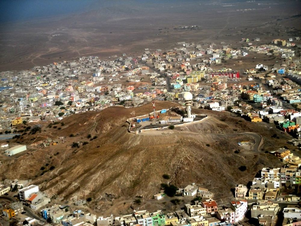 Vue d'avion d'Espargos