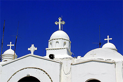 Dômes du monastère Aghios Georgios