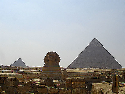 Sphinx et pyramides
