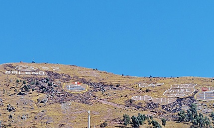 Symbole sur les hauteurs de Puno