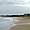 Marcheur solitaire sur la plage de courseulles
