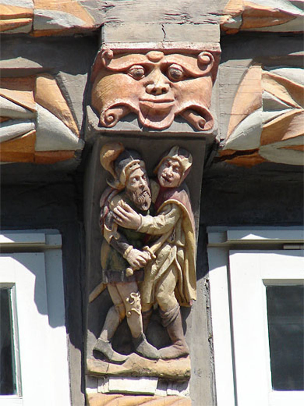 Hameln, Museums Café, détail de la façade