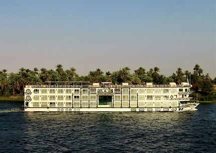 Les bateaux de croisières sur le Nil