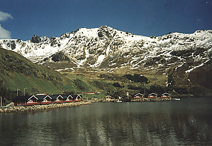 Cabanes de pêcheurs sur les îles Lofoten